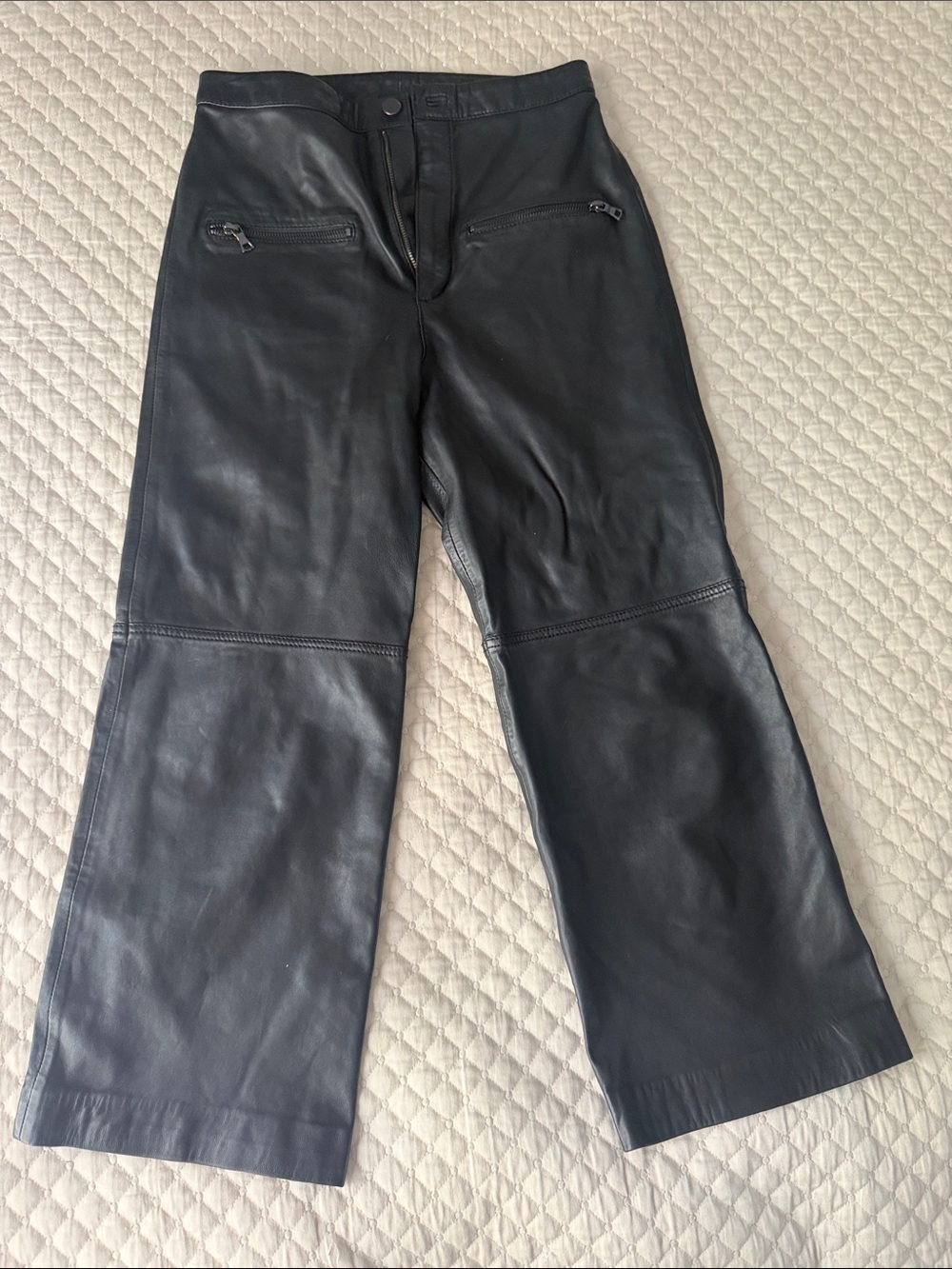Marissa Webb Black Leather Pants